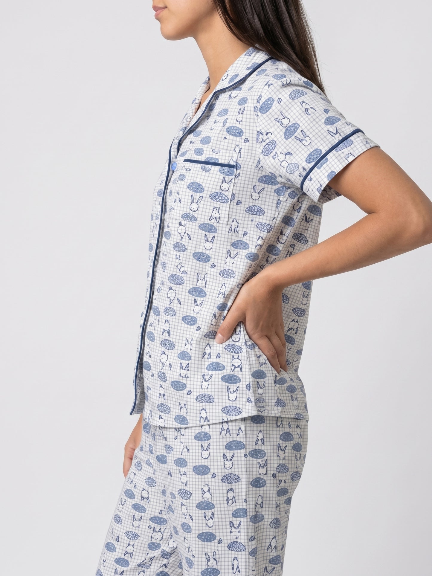 Printed Cotton Pajama Set