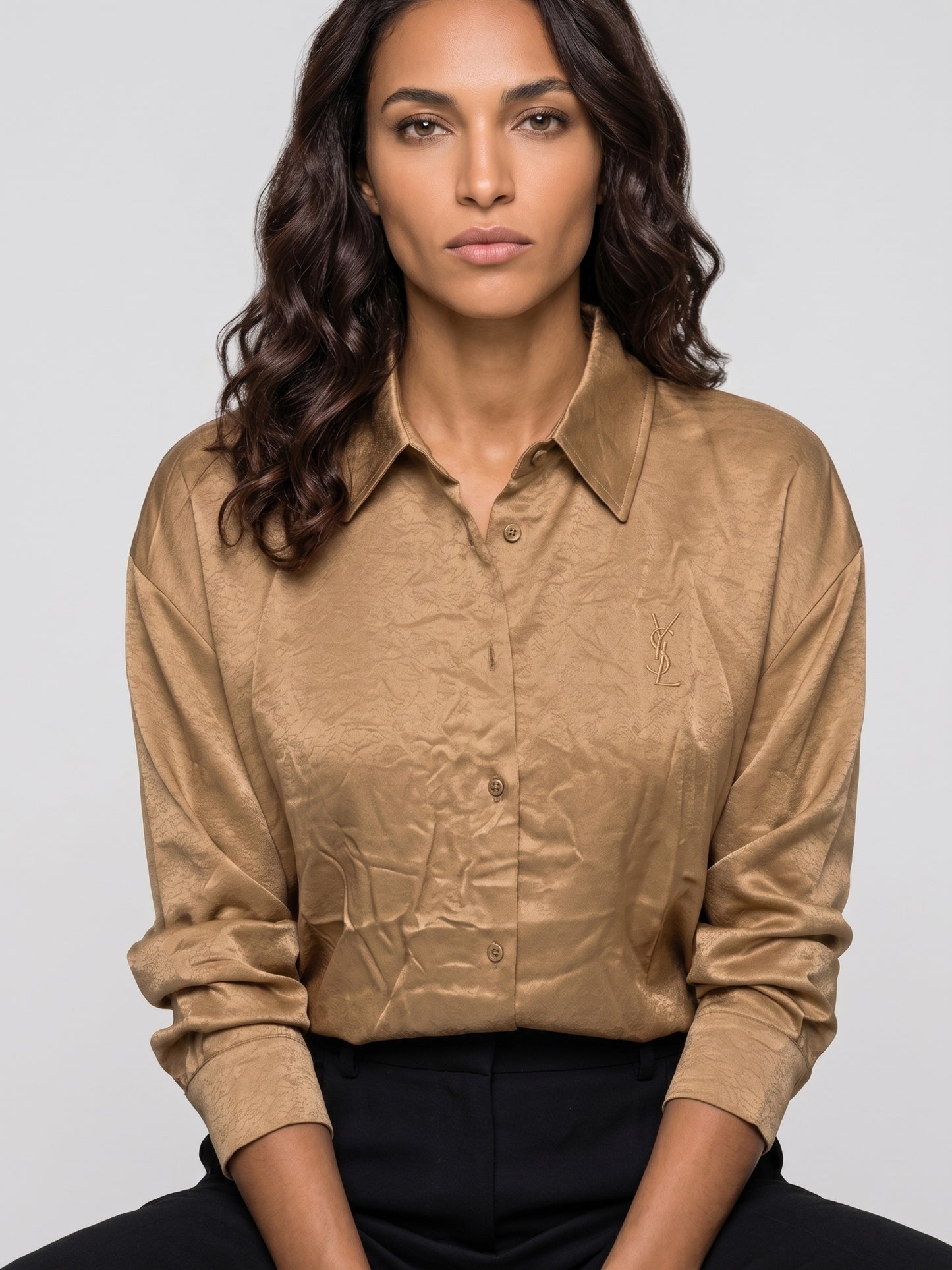 Luxe Button-Up Blouse