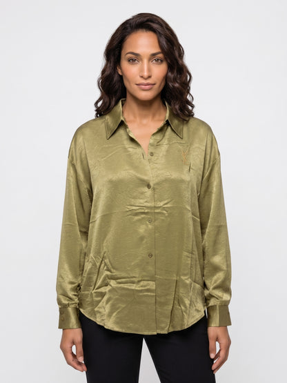Luxe Button-Up Blouse